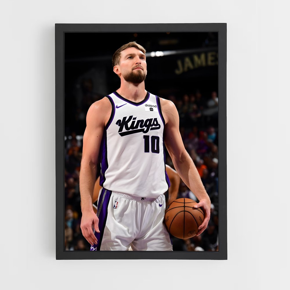 Poster Slam Dunk Sabonis – affiche Basketball (vue 2)
